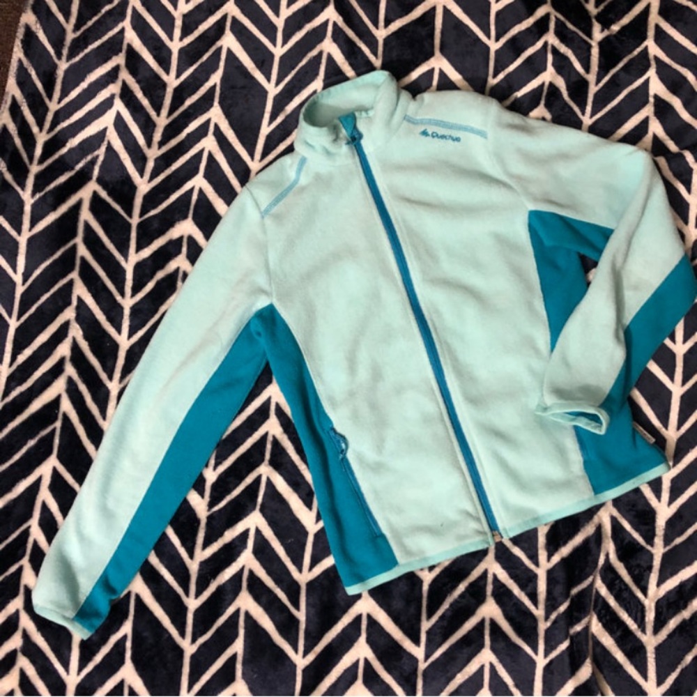 Quechua blue fleece jacket